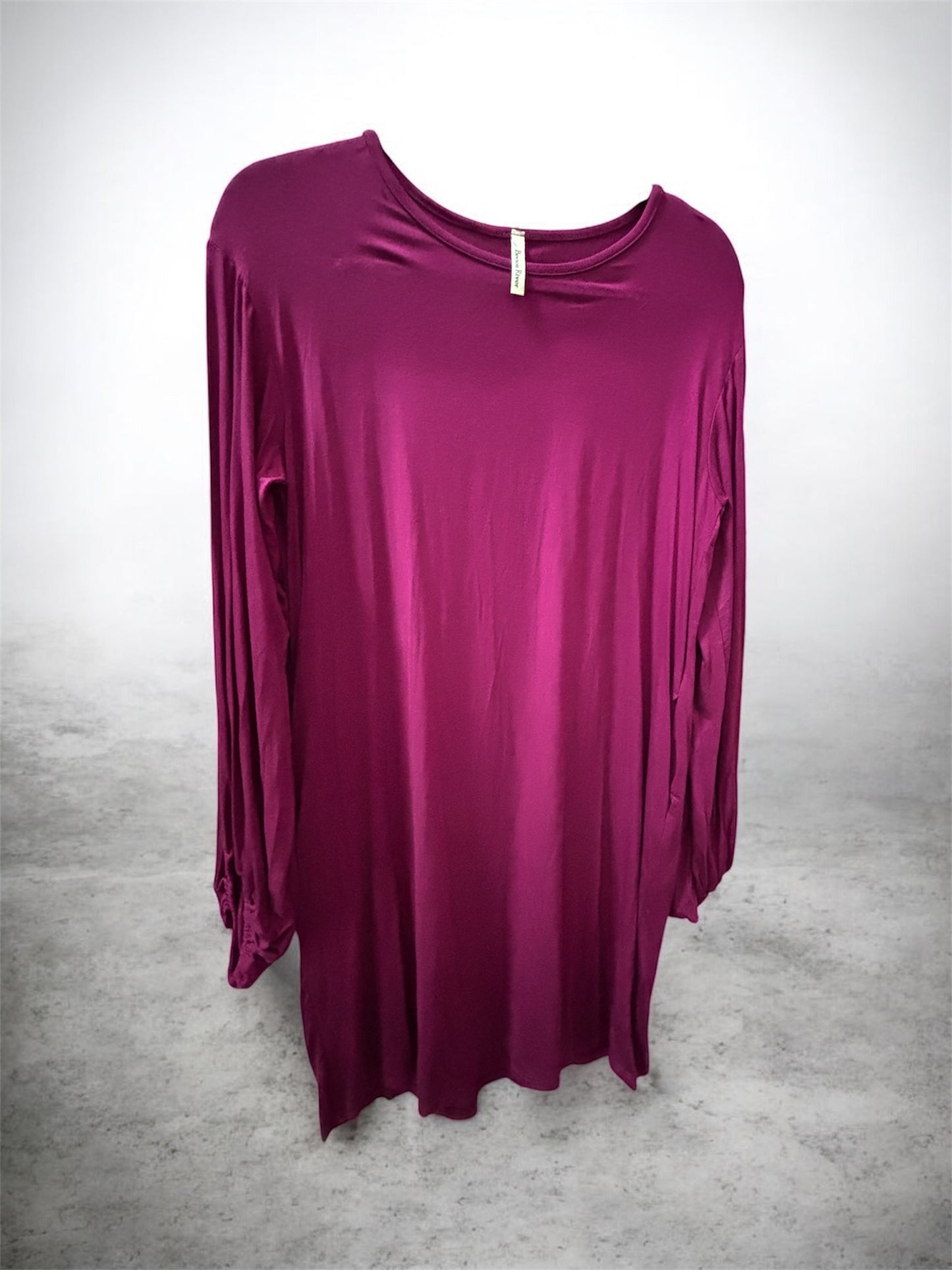 Fuchsia Bubble Sleeve Dress